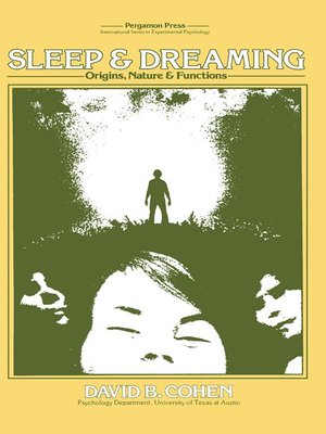 cover image of Sleep & Dreaming
